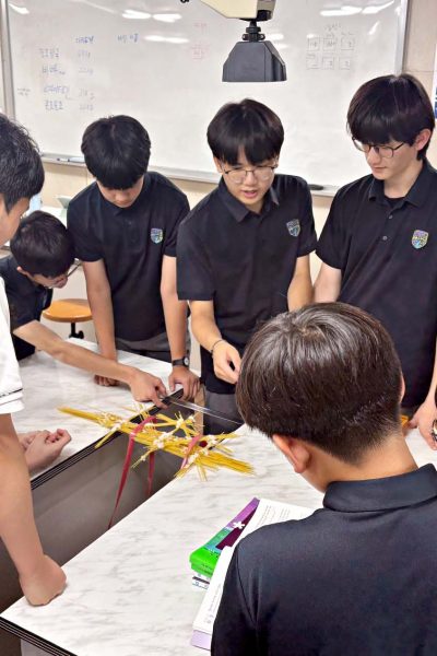 과학 동아리 트러스 구조 제작